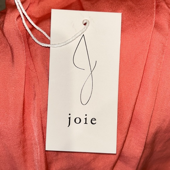 NWT JOIE Orange High Neck Sleeveless Tank Top - S - Picture 9 of 11